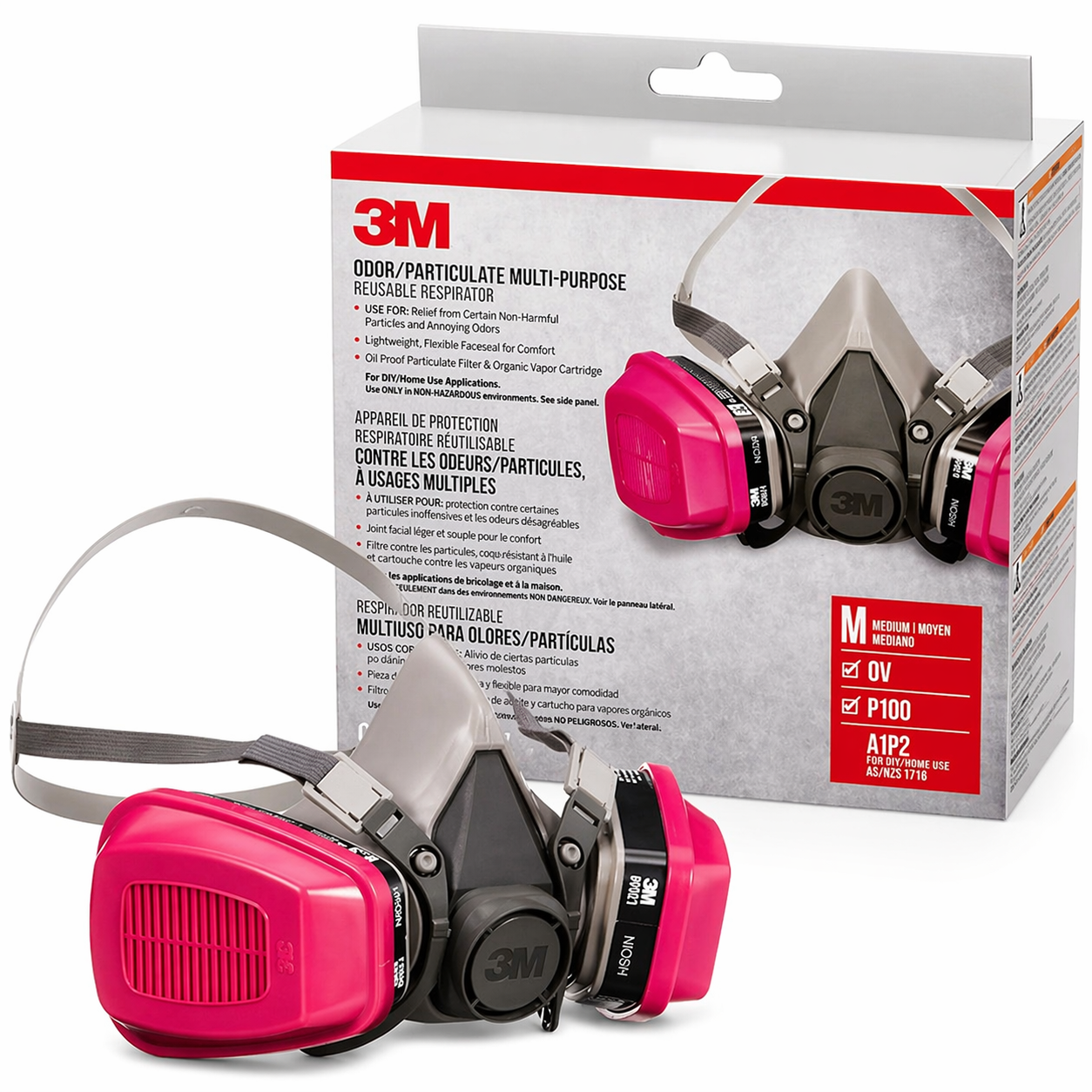A 3M Gas Mask with its box