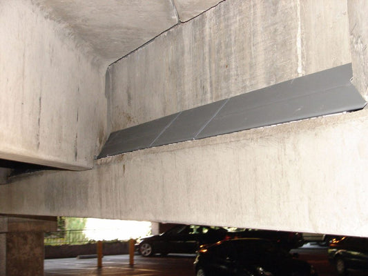 BirdSlide End Cap on a concrete structure