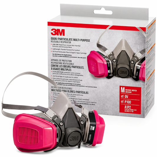 A 3M Gas Mask with its box