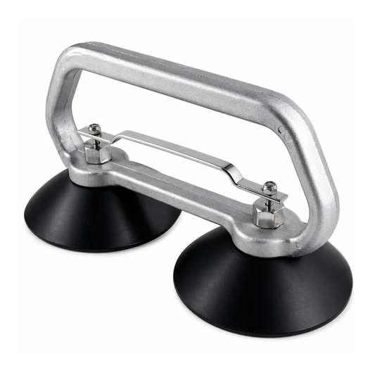 Double Suction Cup Grabber with black suction cups on a white background
