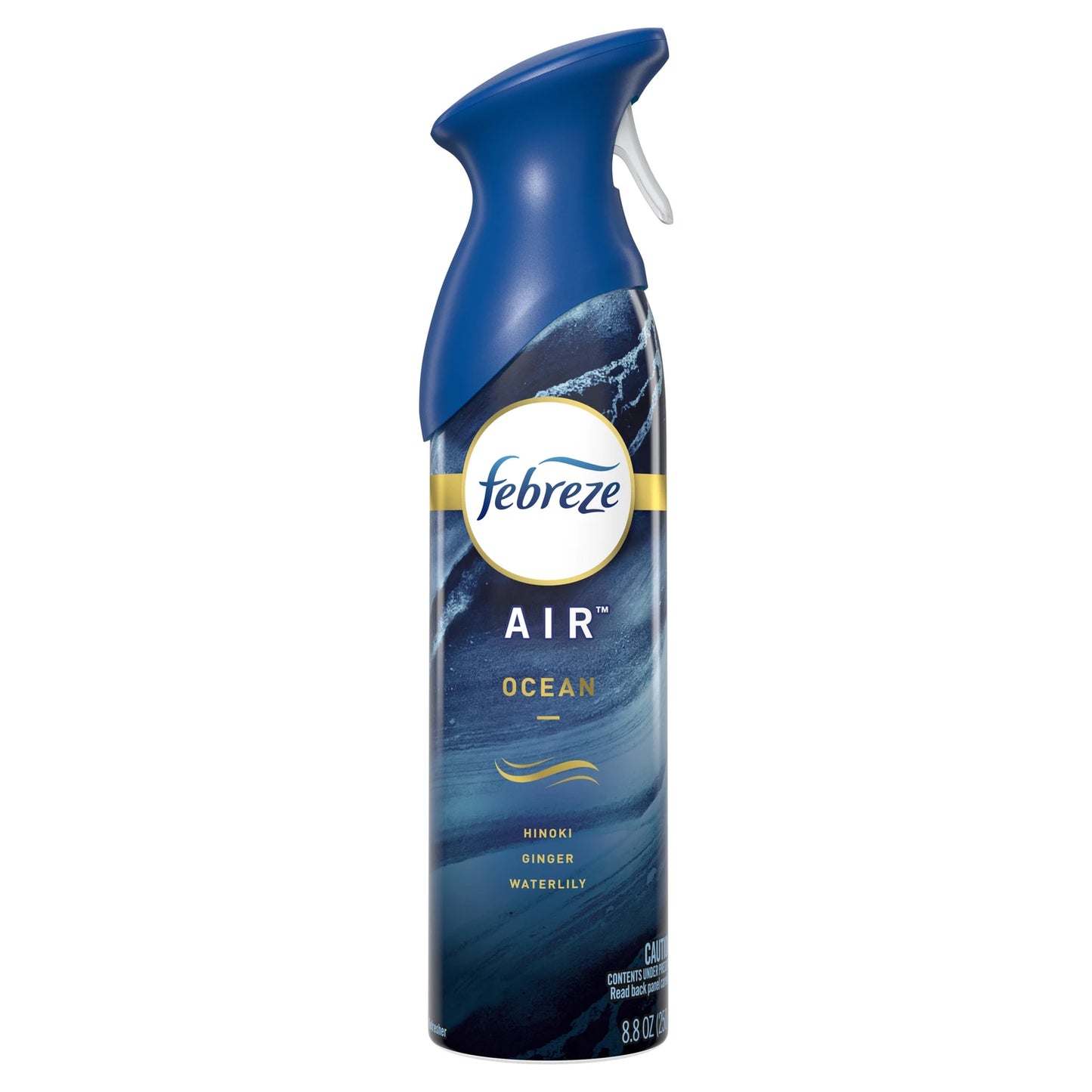 Febreze Air Freshener Ocean Scent on a white background