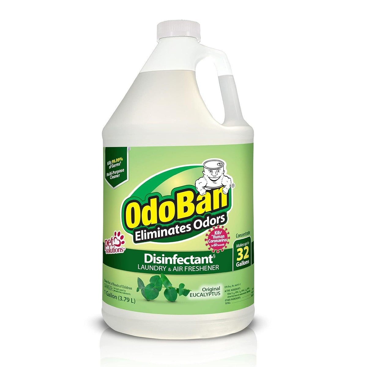 OdoBan disinfected laundry and air freshener bottle